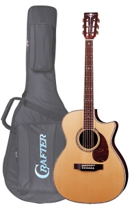 Электроакустическая гитара CRAFTER TMC-035 / N с чехлом
